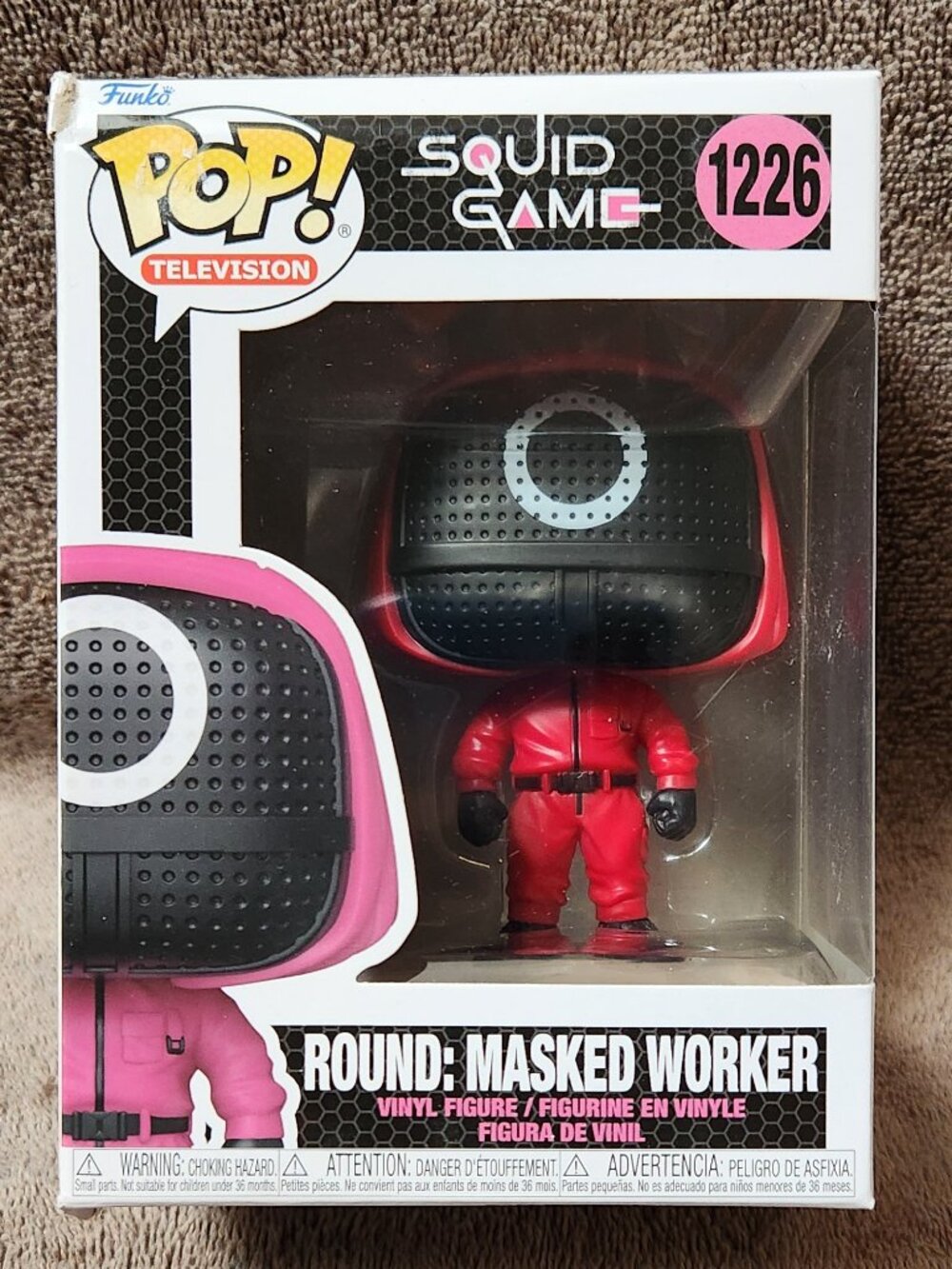 FUNKO POP! Television - Squid Game MASKED WORKER #1226 - NEW NIB